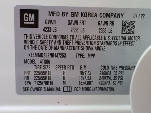 Used 2022 Buick Encore GX Select w/ Sport Touring Package FWD image 29