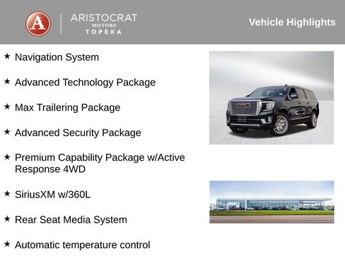Used 2024 GMC Yukon XL Denali w/ Max Trailering Package AWD/4WD image 2