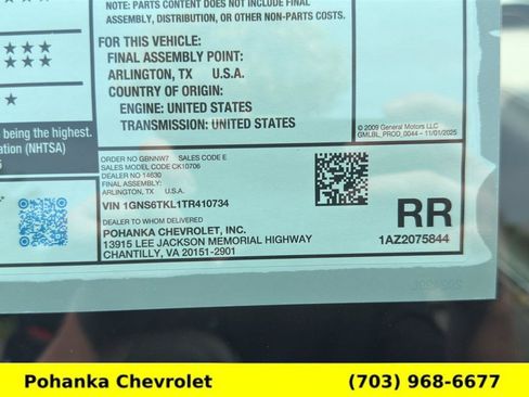 New 2026 Chevrolet Tahoe High Country AWD/4WD image 31