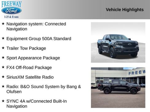 Used 2024 Ford Ranger Lariat w/ FX4 Off-Road Package image 2