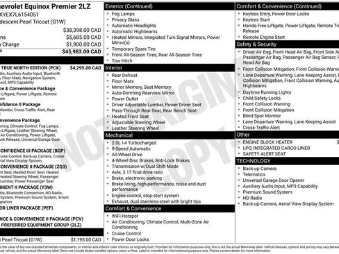 Used 2020 Chevrolet Equinox Premier w/ Premier True North Edition AWD/4WD image 10