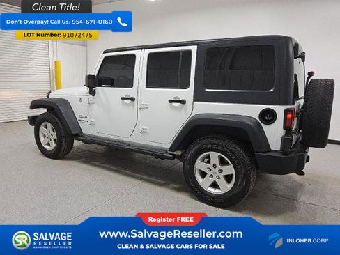 Used 2017 Jeep Wrangler Unlimited Sport w/ Quick Order Package 24S AWD/4WD image 3