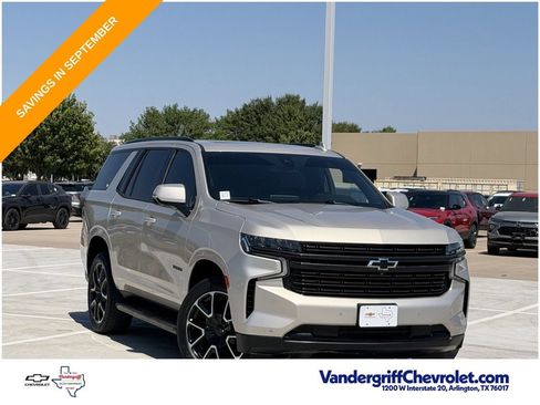 Used 2021 Chevrolet Tahoe RST w/ Luxury Package RWD image 2
