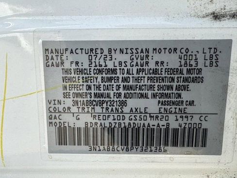 Used 2023 Nissan Sentra SV w/ All-Weather Package image 32