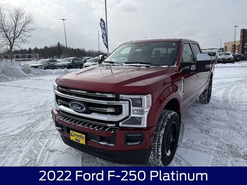 Used 2022 Ford F250 Platinum w/ Snow Plow Prep Package image 2