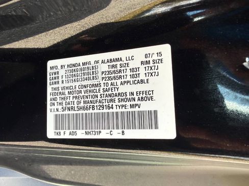 Used 2015 Honda Odyssey EX-L image 51