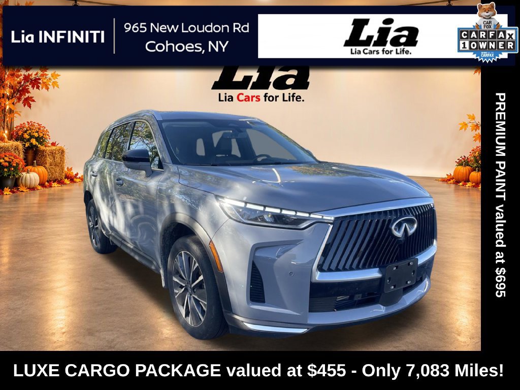 Certified 2027 INFINITI QX60 Luxe w/ Cargo Package AWD/4WD 360° Tour