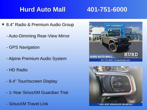 Used 2020 Jeep Wrangler Unlimited Rubicon w/ Quick Order Package 28Y Recon image 24