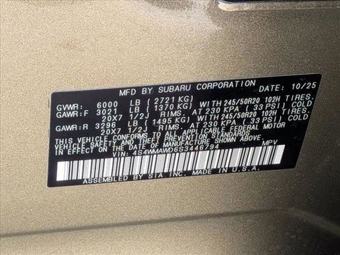 New 2025 Subaru Ascent Bronze Edition image 19