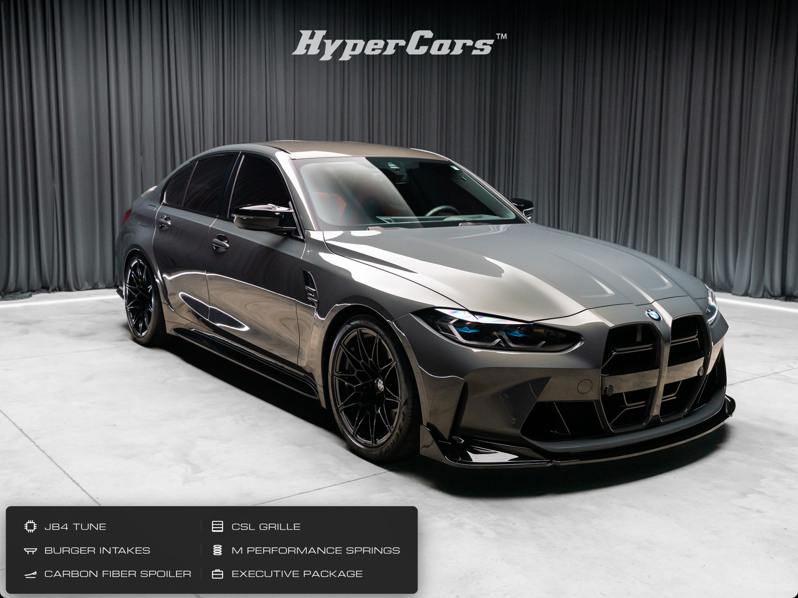 Used 2024 BMW M3 w/ Executive Package RWD image 1