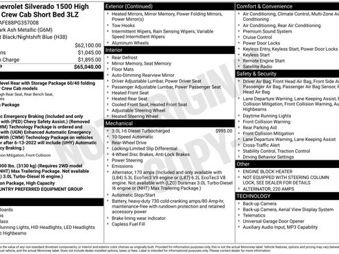 Used 2023 Chevrolet Silverado 1500 High Country image 27