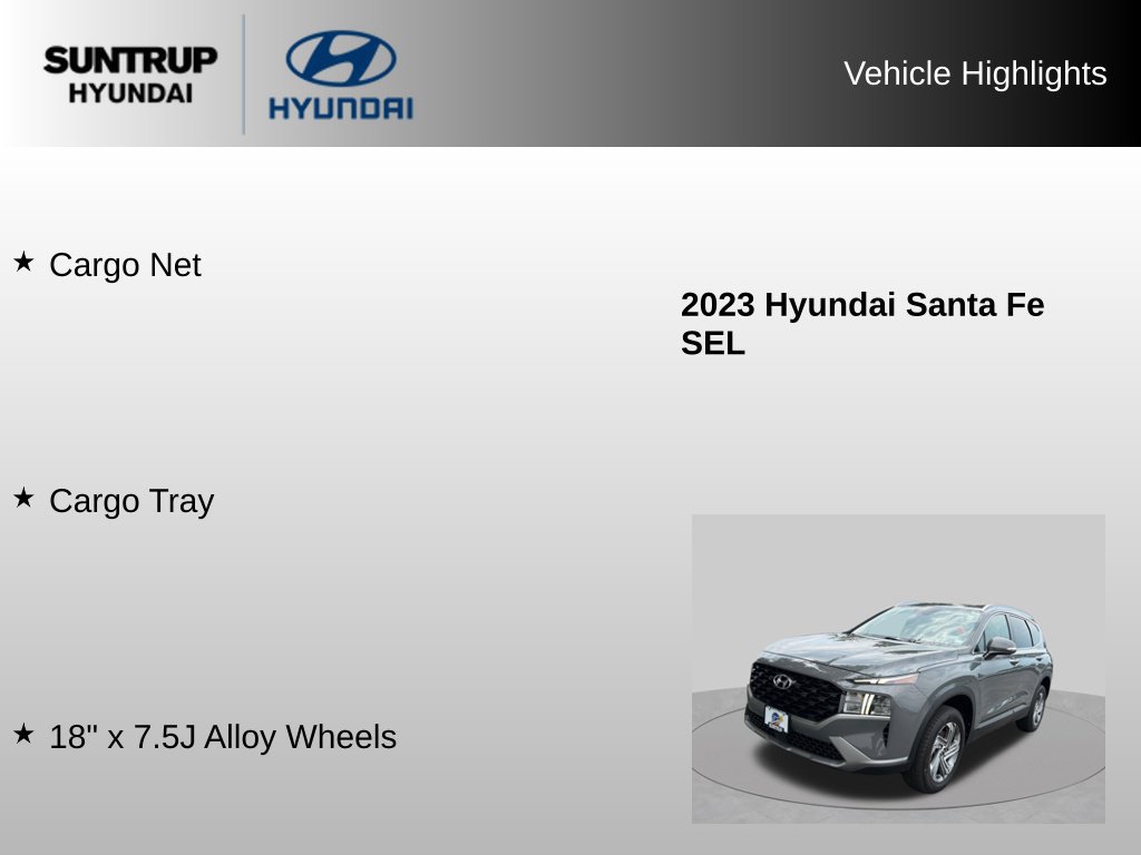 Used 2023 Hyundai Santa Fe SEL w/ Cargo Package AWD/4WD image 23