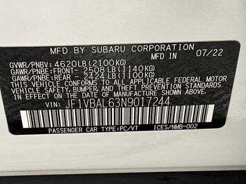 Used 2022 Subaru WRX Limited image 30