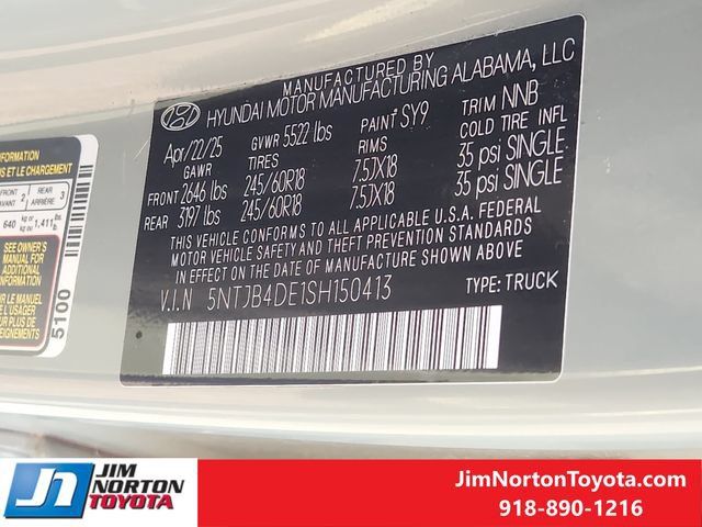 Used 2025 Hyundai Santa Cruz SEL FWD image 32