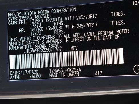 Certified 2025 Toyota 4Runner SR5 AWD/4WD image 33