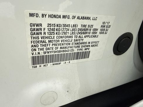 Used 2017 Honda Pilot EX-L image 54