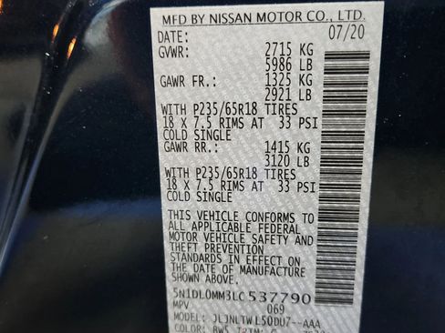 Used 2020 INFINITI QX60 Luxe w/ Essential Package image 56