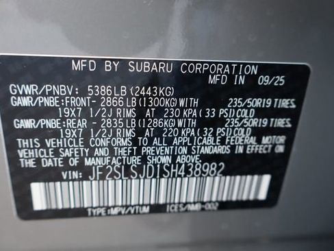 New 2025 Subaru Forester Sport image 26