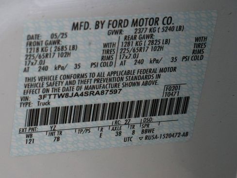 Used 2025 Ford Maverick XLT w/ Equipment Group 302A AWD/4WD image 50