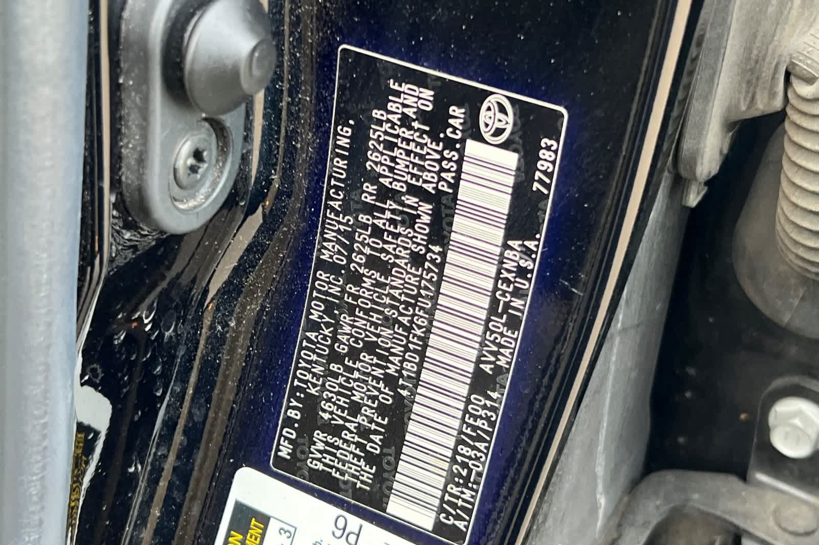 Used 2015 Toyota Camry LE FWD image 26