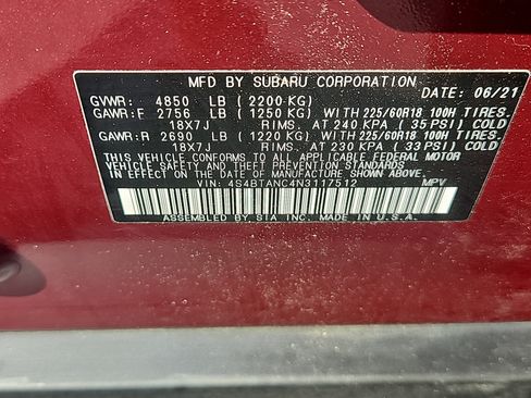 Used 2022 Subaru Outback Limited AWD/4WD image 7