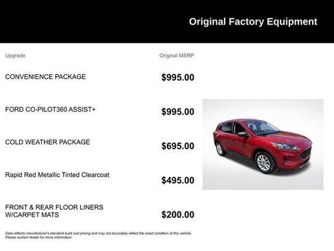 Used 2022 Ford Escape SE w/ Convenience Package FWD image 9