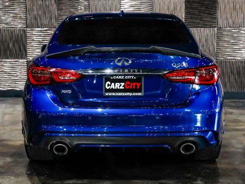 Used 2019 INFINITI Q50 Red Sport 400 w/ Sensory Package AWD/4WD image 11