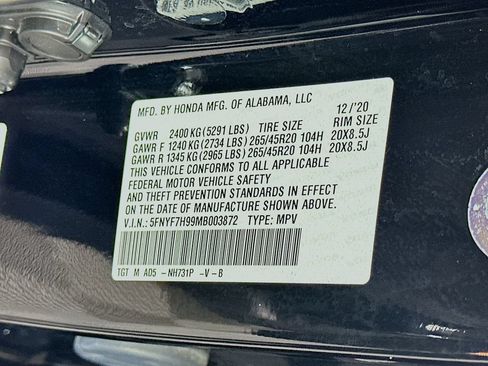 Used 2021 Honda Passport Touring image 32