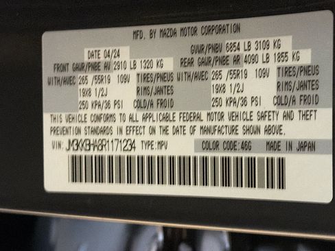 Used 2024 MAZDA CX-90 Plug-In Hybrid w/ Preferred AWD/4WD image 12
