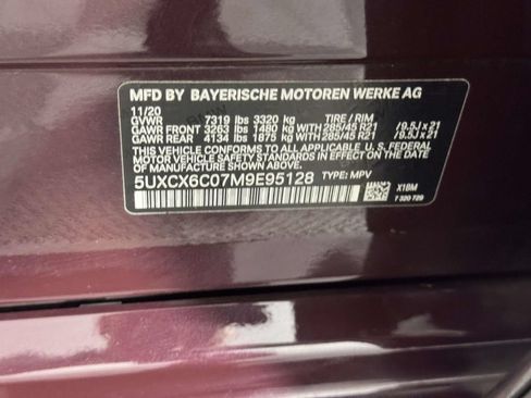 Used 2021 BMW X7 M50i w/ Dynamic Handling Package AWD/4WD image 16