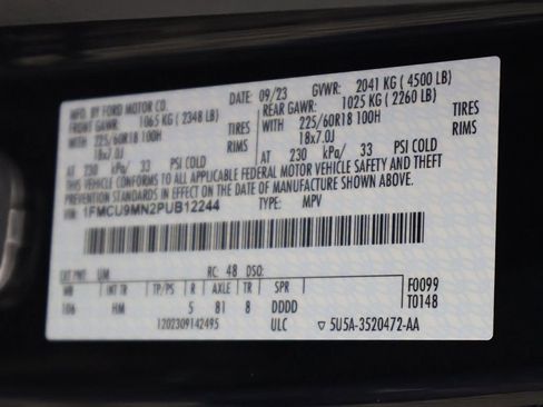 Used 2023 Ford Escape ST-Line w/ Tech Pack #1 AWD/4WD image 56