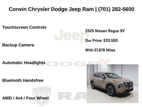 Used 2025 Nissan Rogue SV AWD/4WD image 6
