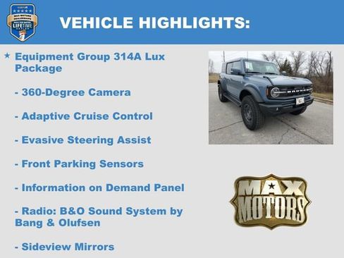 New 2025 Ford Bronco Outer Banks w/ Sasquatch Package AWD/4WD image 6