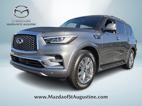 Used 2021 INFINITI QX80 Luxe w/ Cargo Package RWD image 1