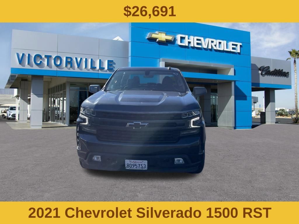 Used 2021 Chevrolet Silverado 1500 RST w/ Bed Protection Package AWD/4WD image 2
