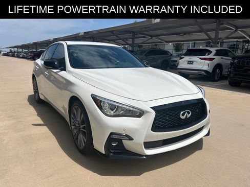 Certified 2022 INFINITI Q50 Red Sport 400 AWD/4WD image 1