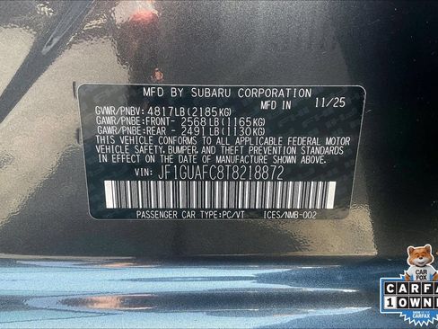 Certified 2026 Subaru Impreza 2.0i Sport AWD/4WD image 33