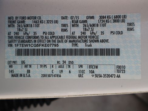 Used 2015 Ford F150 Lariat w/ Trailer Tow Package RWD image 31