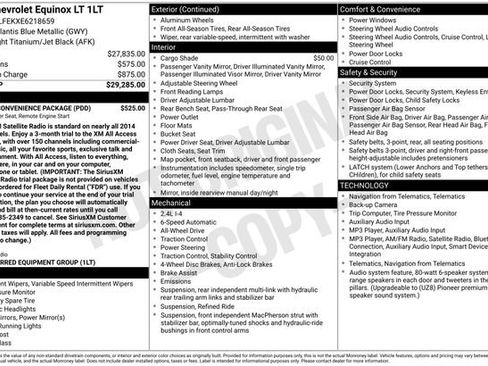 Used 2014 Chevrolet Equinox LT w/ Driver Convenience Package AWD/4WD image 1