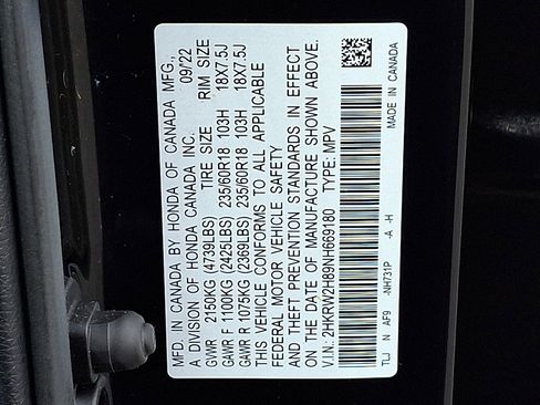 Used 2022 Honda CR-V EX-L image 27