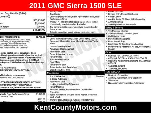 Used 2011 GMC Sierra 1500 SLE w/ Power Tech Package AWD/4WD image 1