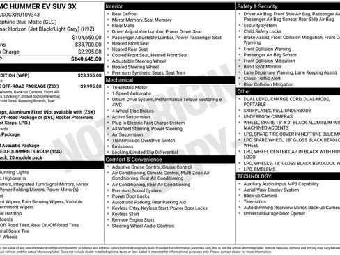 Used 2024 GMC Hummer EV 3X w/ Omega Edition AWD/4WD image 66