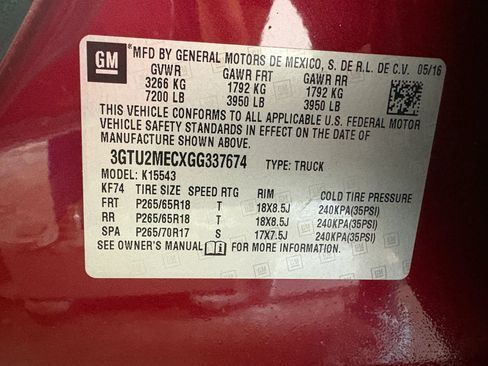 Used 2016 GMC Sierra 1500 SLE w/ SLE Value Package AWD/4WD image 34