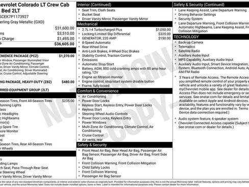 Used 2023 Chevrolet Colorado LT w/ LT Convenience Package RWD image 6