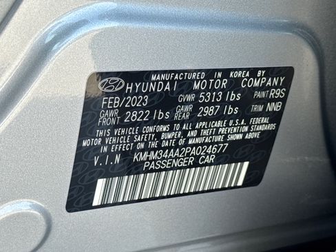 Certified 2023 Hyundai Ioniq 6 SEL w/ Cargo Package image 36