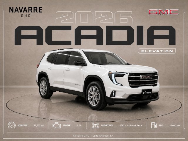 Used 2026 GMC Acadia Elevation w/ Elevation Premium Package FWD image 1