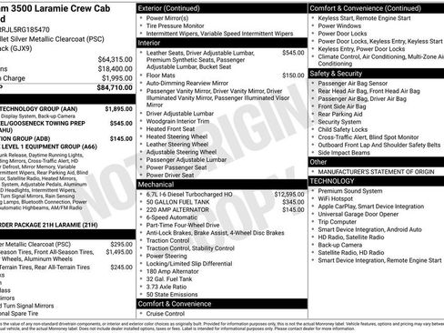 Used 2024 RAM 3500 Laramie w/ Towing Technology Group AWD/4WD image 4