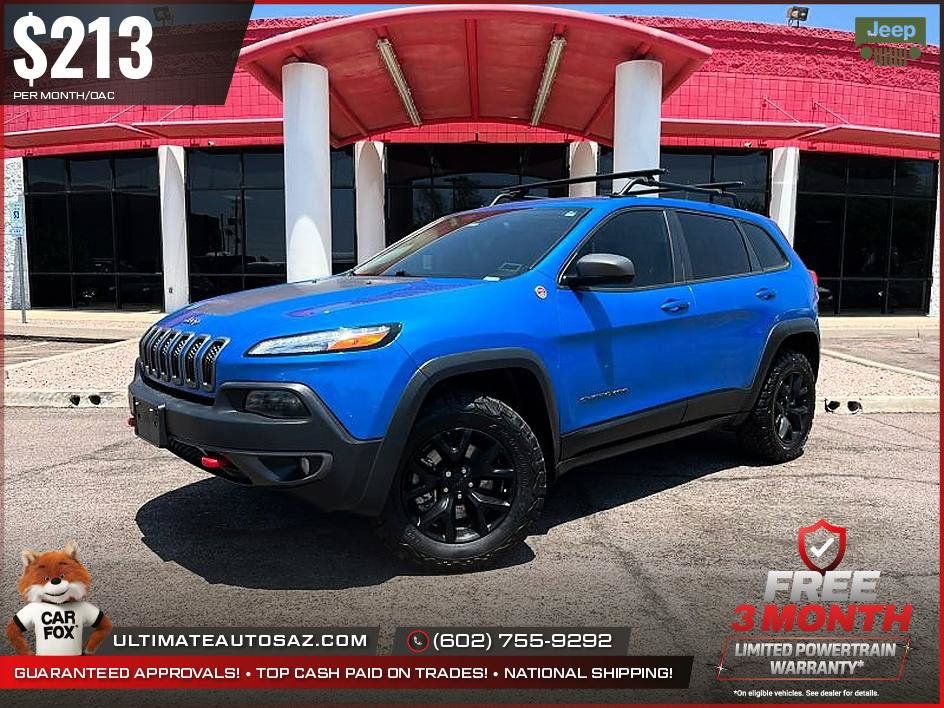 Used 2017 Jeep Cherokee Trailhawk w/ Comfort/Convenience Group AWD/4WD image 1