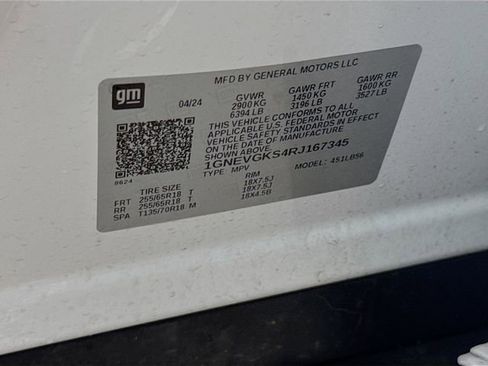 Used 2024 Chevrolet Traverse LT w/ LPO, Floor Liner Package image 34