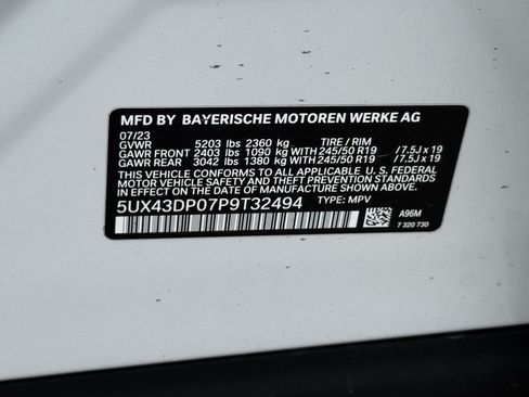 Used 2023 BMW X3 sDrive30i w/ Convenience Package RWD image 30